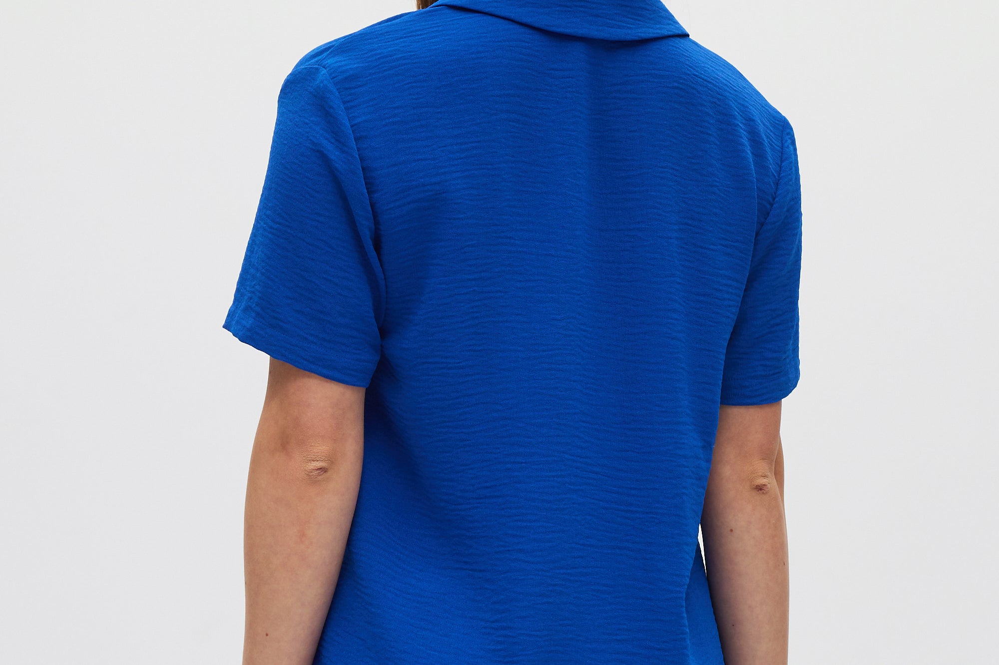 Blue Classic Notch Airflow Shirt back