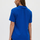 Blue Classic Notch Airflow Shirt back
