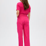 Pink Essential High-Rise Pants back