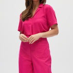Pink Essential High-Rise Pants front 2