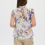 Lavender Sleeveless Popover with Removable Cami back