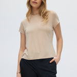 Beige Essential Baby Style Tee front