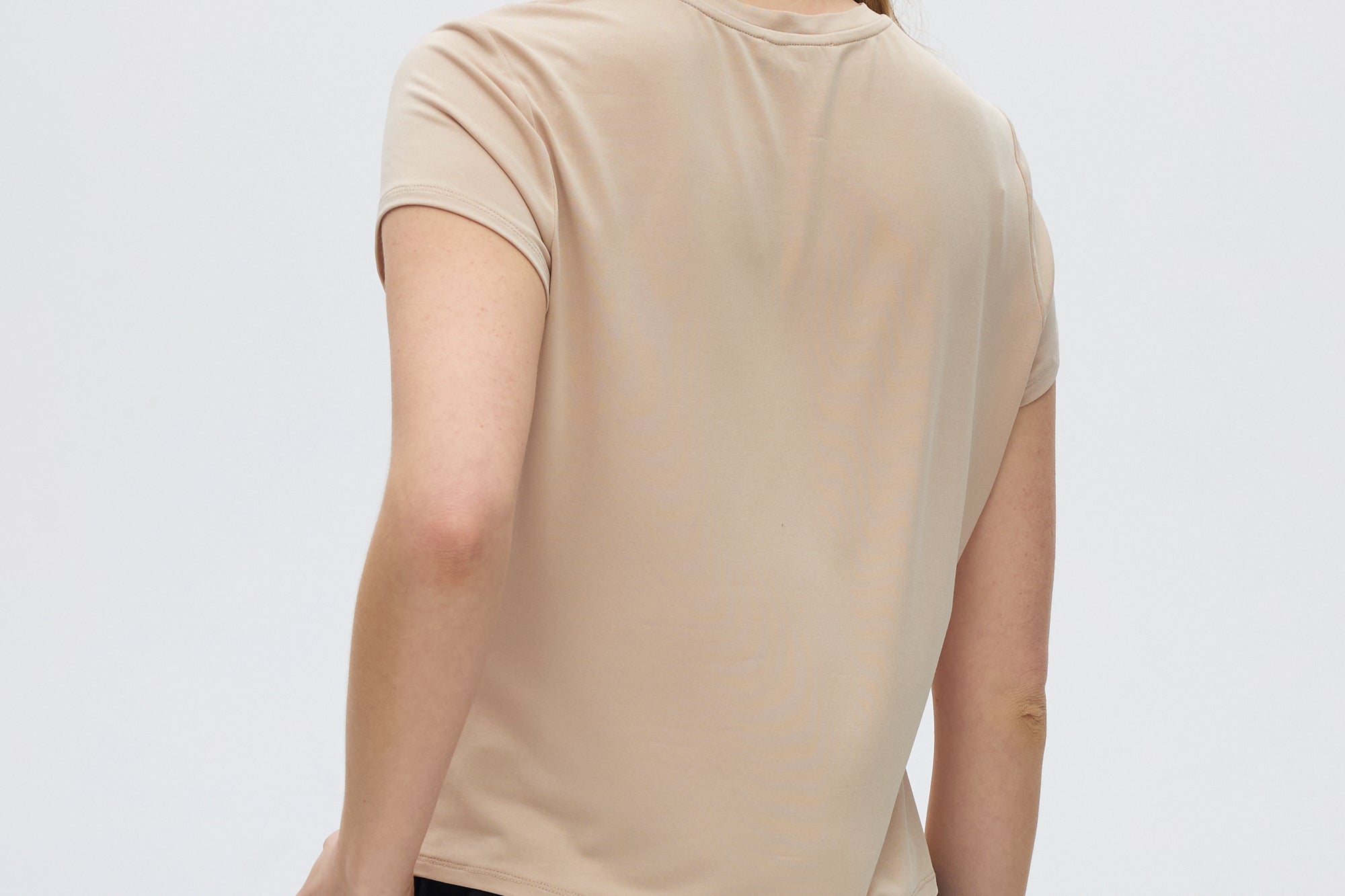  Beige Essential Baby Style Tee back 