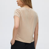  Beige Essential Baby Style Tee back 